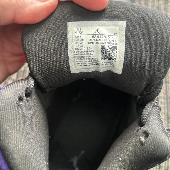 Nike Air Jordan 13 Retro "Court Purple" - GS 5.5Y (Women US 7.5) - Picture 5 of 8